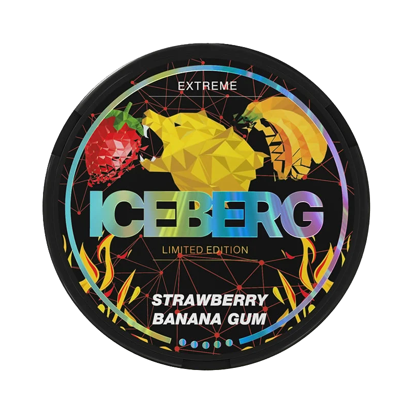 Iceberg Strawberry Banana Gum
